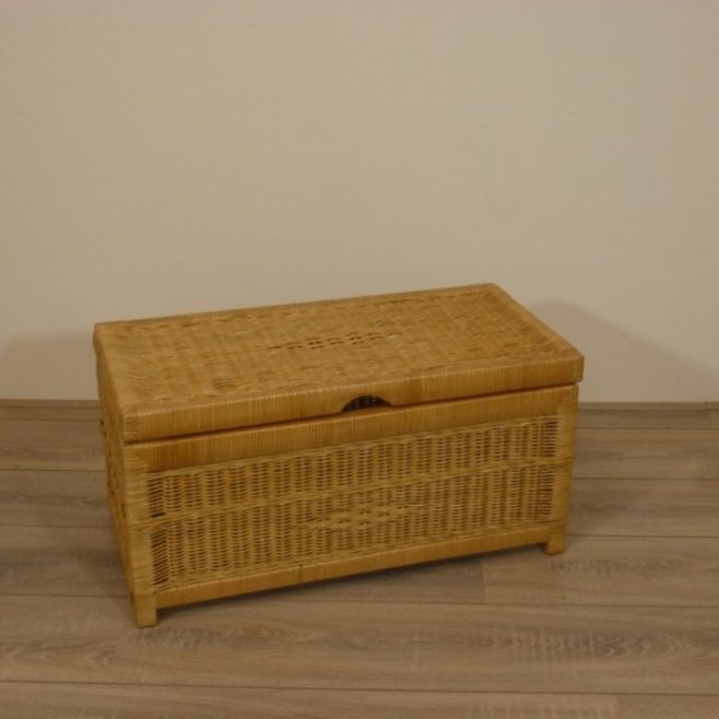 Kisten Honingkleur Set Rieten Kisten Rotan manden