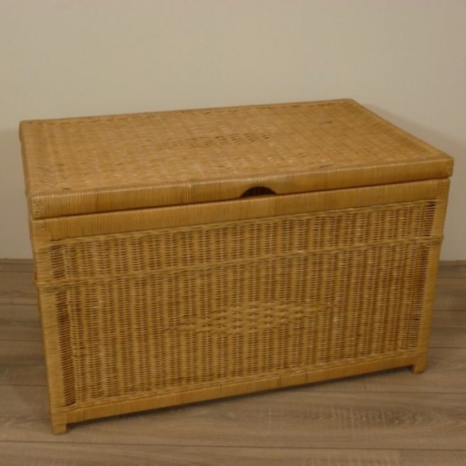 Kisten Honingkleur Set Rieten Kisten Rotan manden