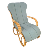 Belse Acht Rotan Spijlen Stoelen Hoge Rugleuning