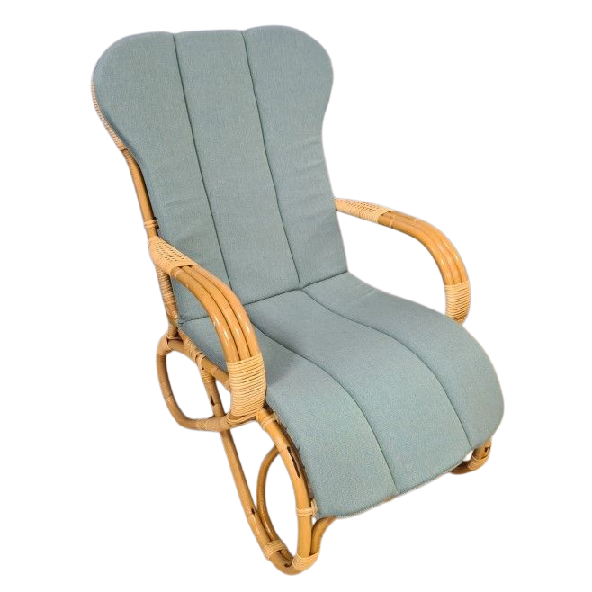 Belse Acht Rotan Spijlen Stoelen Hoge Rugleuning