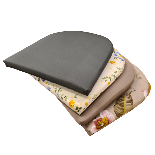 Zitkussens Half Rond 4cm Dik Rotan Stoelen Kussens 45x44 cm
