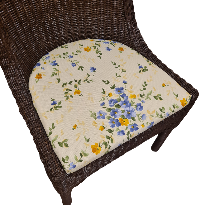 Zitkussens Half Rond 4cm Dik Rotan Stoelen Kussens 45x44 cm