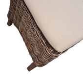 Lasio Pullut Grey Teak unf. Eetkamerstoelen Hoge Rugleuning