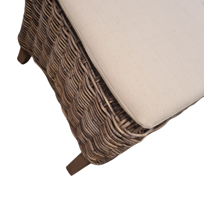 Lasio Pullut Grey Teak unf. Eetkamerstoelen Hoge Rugleuning