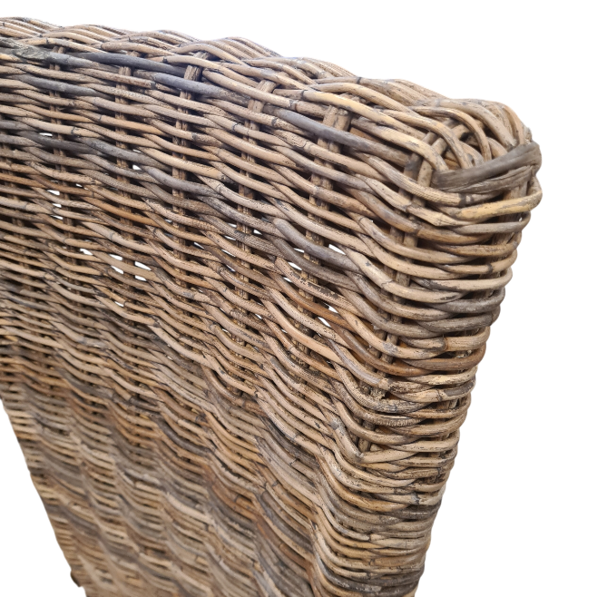 Lasio Pullut Grey Teak unf. Eetkamerstoelen Hoge Rugleuning