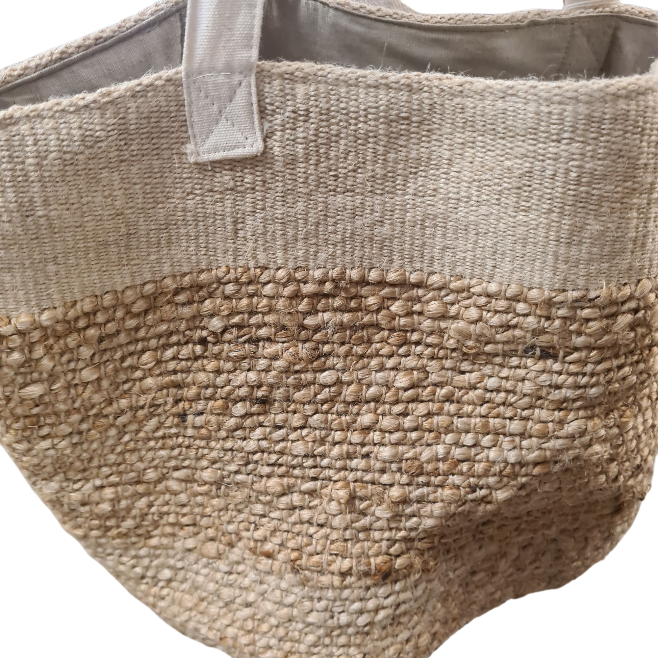 Luxe Rieten Tassen Beige