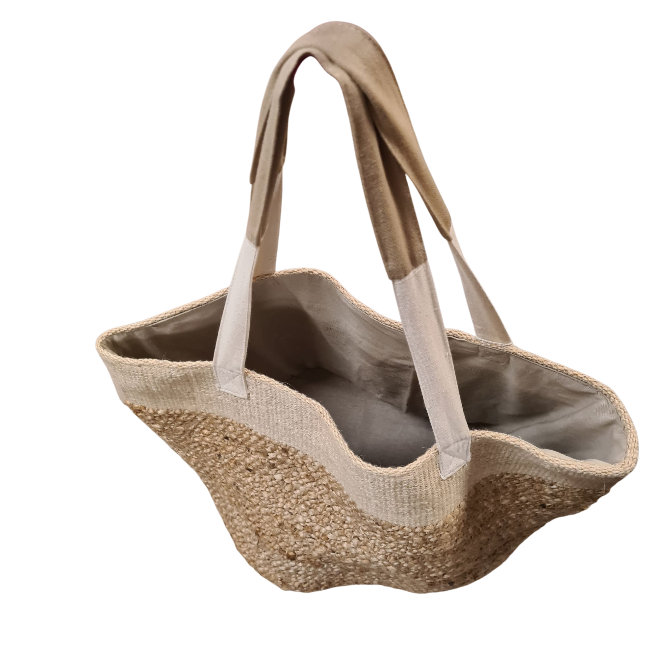 Luxe Rieten Tassen Beige