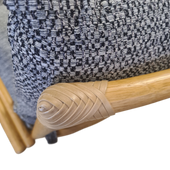 Manou Draaistoel Nr 355 Rotan Draaifauteuil met Vering
