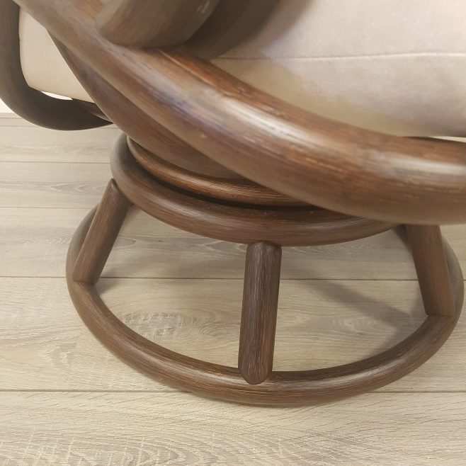 Manou draaistoel Rotan draaifauteuil