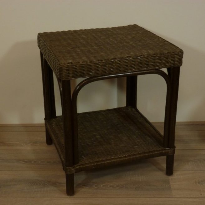 Palermo 50x50 cm DarkBrown Rieten Tafel Rotan