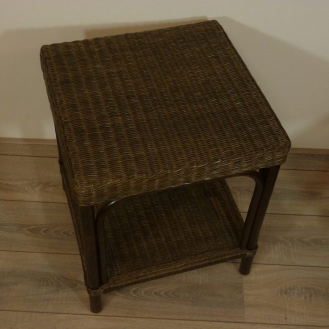 Palermo 50x50 cm DarkBrown Rieten Tafel Rotan