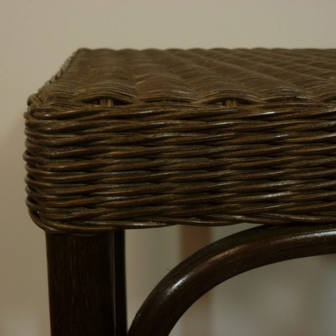 Palermo 50x50 cm DarkBrown Rieten Tafel Rotan
