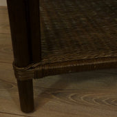 Palermo 50x50 cm DarkBrown Rieten Tafel Rotan