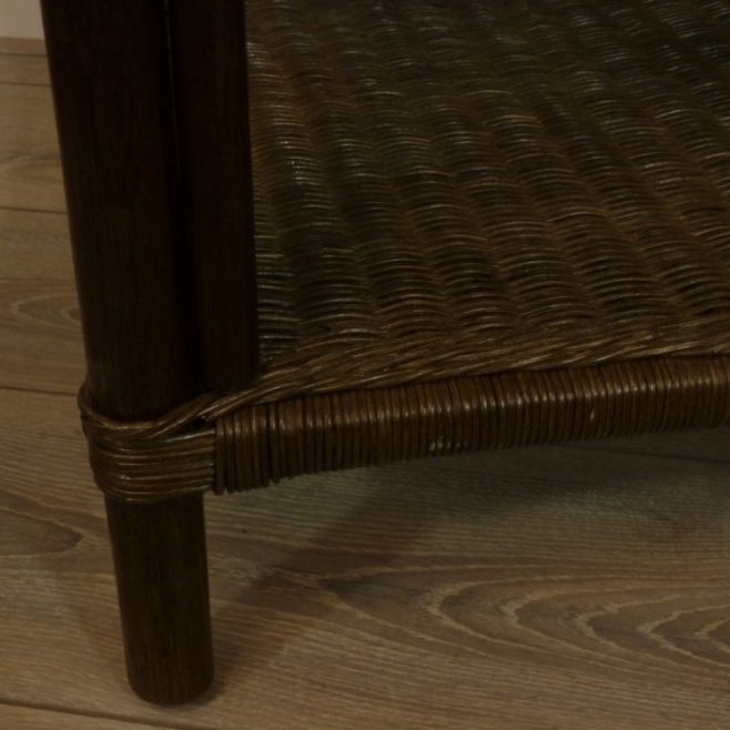 Palermo 50x50 cm DarkBrown Rieten Tafel Rotan