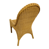 Tafel + 2 Penelope Stoelen met Kussens Aanbieding Honingkleur Rotan Eethoek