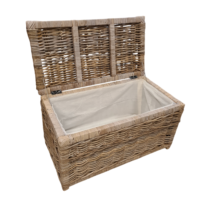 Kist Kubu Grey Rotan 75 cm