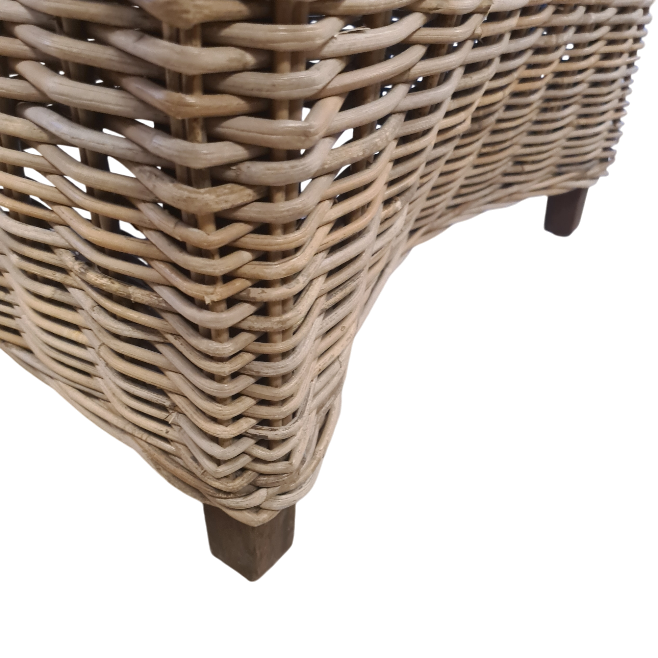 Eetstoelen Maud Kubu Grey Rotan Stoelen Met Kussen