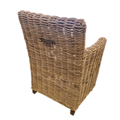 Eetstoelen Maud Kubu Grey Rotan Stoelen Met Kussen