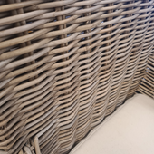 Eetstoelen Maud Kubu Grey Rotan Stoelen Met Kussen