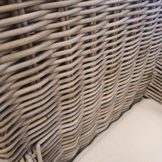 Eetstoelen Maud Kubu Grey Rotan Stoelen Met Kussen