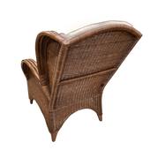 Florida Brown Rieten Fauteuil Rotan