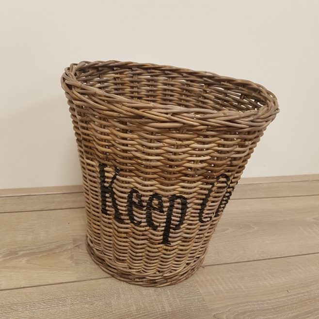 Prullenmand Rond Pullut Grey Keep Clean
