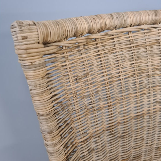 Roma Rotan Teak Eetkamerstoelen Grijs