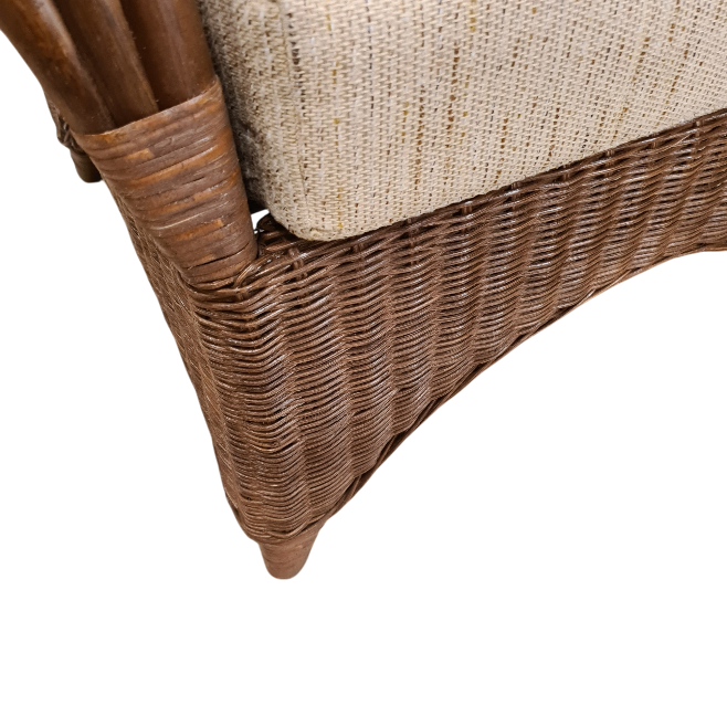 Florida Brown Rieten Fauteuil Rotan