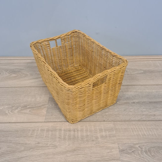 Rieten Kastmanden Honing Rotan 42*35*25cm