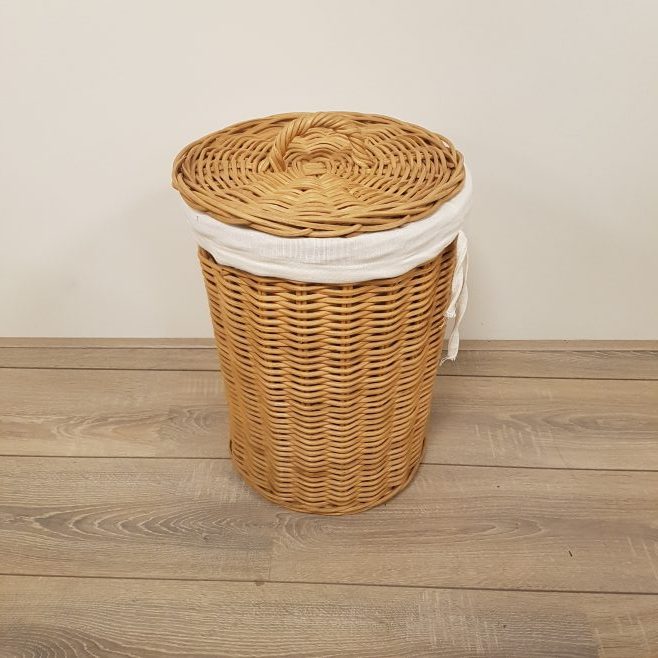 Wasmand Rond 30 cm Rotan Honing