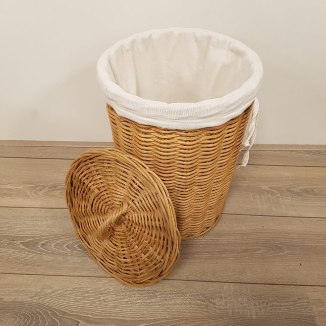 Wasmand Rond 30 cm Rotan Honing
