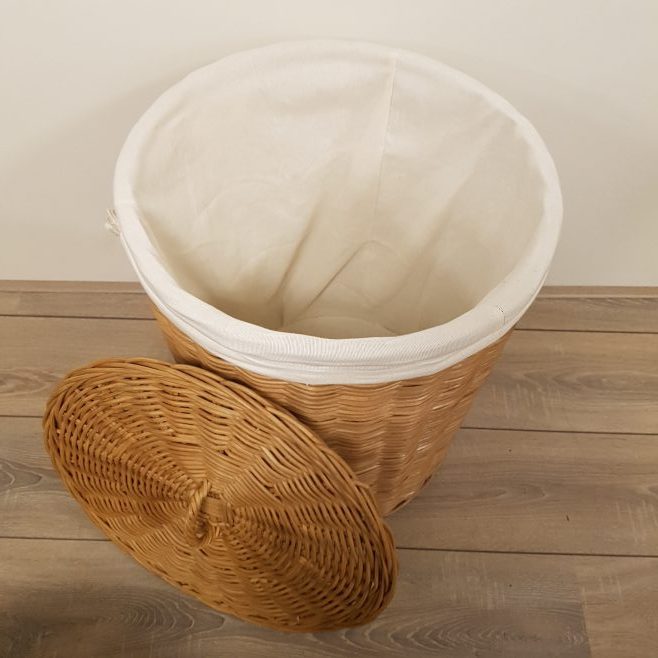 Wasmand Rond 45 cm Rotan Honing