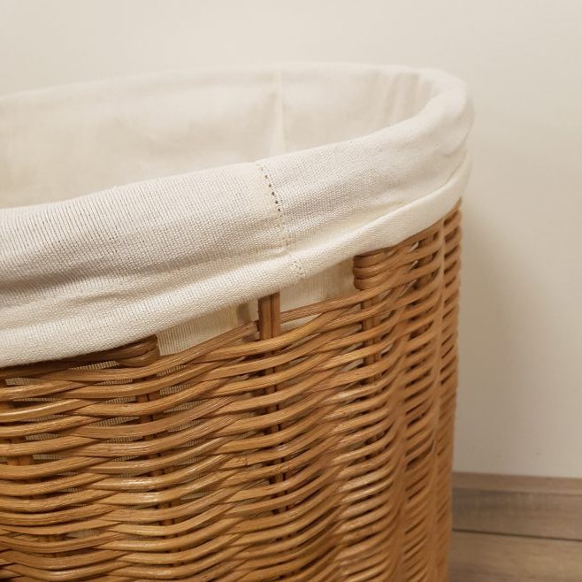 Wasmand Rond 45 cm Rotan Honing