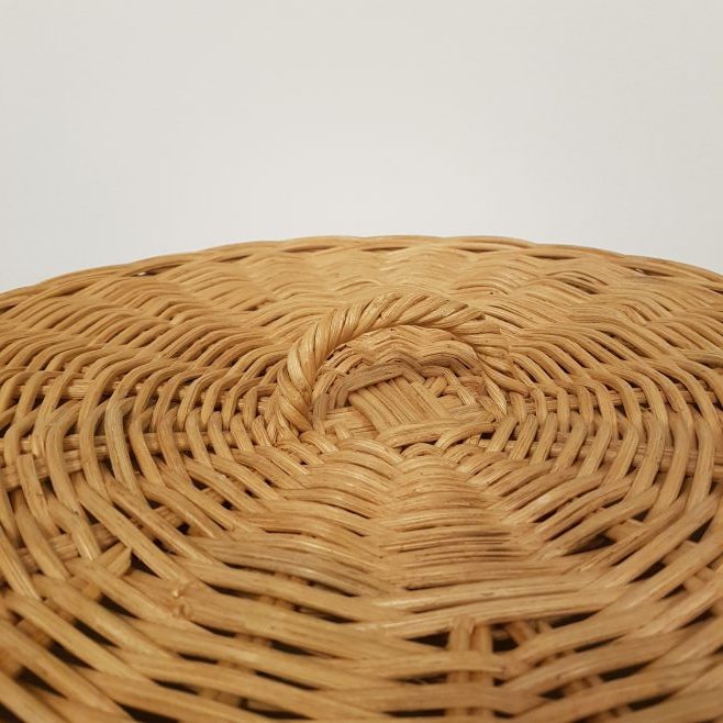 Wasmand Rond 30 cm Rotan Honing