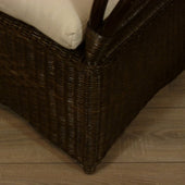 Riva DarkBrown Rieten Fauteuil Rotan