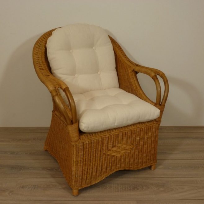 Riva Honing Ecru Rieten Stoelen Rotan
