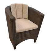 Rio Dark Brown + NL Kussenset, Stof naar Keuze