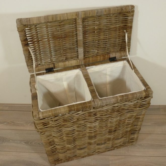 Rotan Wasmand Rieten Wasmanden Waskoffer Riet Rotanspeciaalzaak Hilversum Rotanspecialist Rotan Manden Rieten Mand Rotan Wasmand Kubu Grey Met Voering Duo