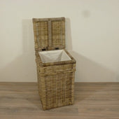 Rotan Wasmand Rieten Wasmanden Waskoffer Riet Rotanspeciaalzaak Hilversum Rotanspecialist Rotan Manden Rieten Mand Rotan Wasmand Kubu Grey Met Voering Vierkant