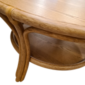 Model Nr. 356 Manou Salontafel Arena 90 cm met Houten Blad Jubileumaanbieding  🎉