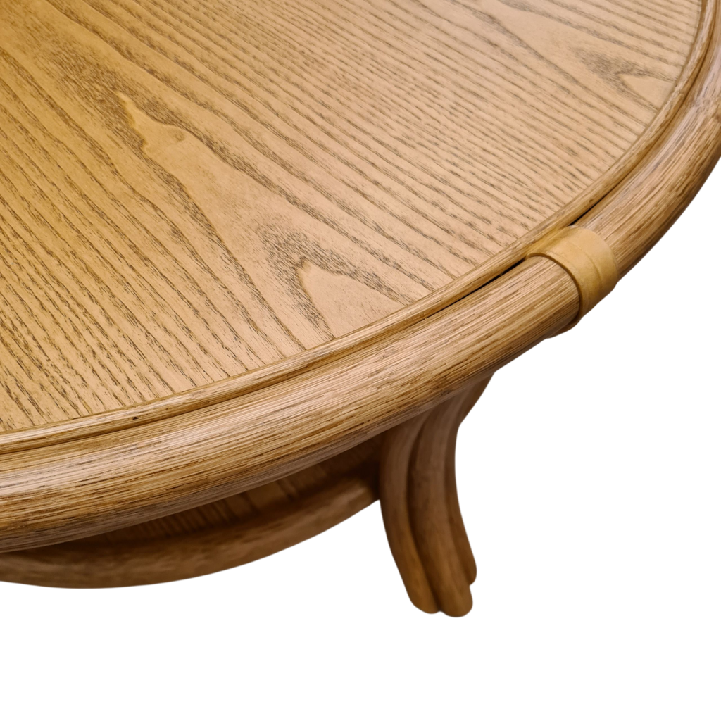 Model Nr. 356 Manou Salontafel Arena 90 cm met Houten Blad Jubileumaanbieding  🎉