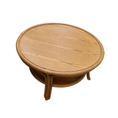 Model Nr. 356 Manou Salontafel Arena 90 cm met Houten Blad Jubileumaanbieding  🎉