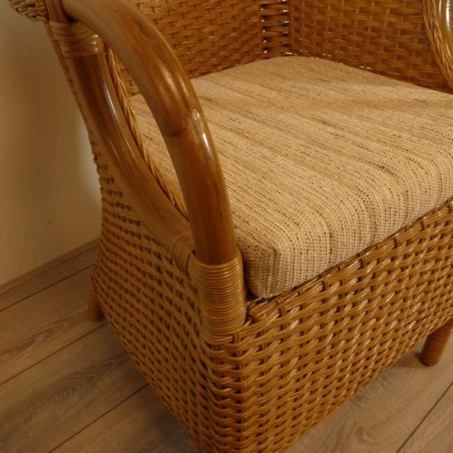 Solo Honing Rieten Eetkamerstoelen