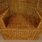 Rotan Strandstoel Kubu Grey Rieten Strandstoelen Grijs