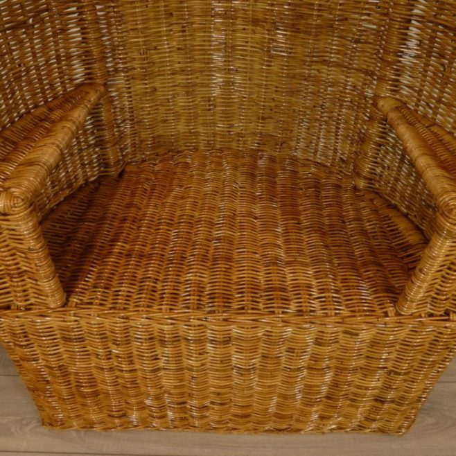 Rotan Strandstoel Kubu Grey Rieten Strandstoelen Grijs