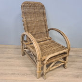 Verstelbare Rotan Ligstoelen Grijs