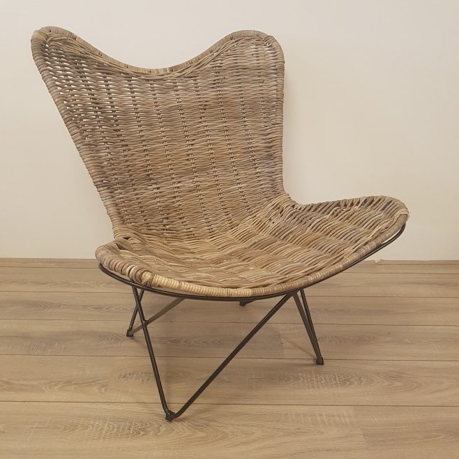 Vlinder Rieten Stoelen Relaxed zittend Rotan