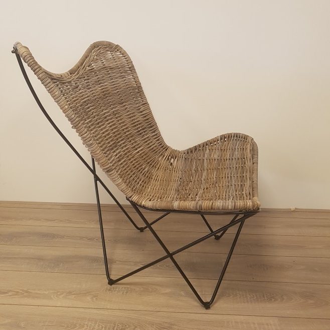 Vlinder Rieten Stoelen Relaxed zittend Rotan